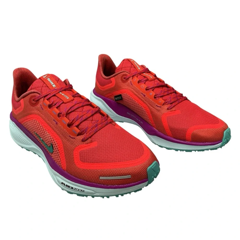 Nike Air Zoom Pegasus 41 GORE TEX Picante Red/Green HM8870-600 Women's Size 8